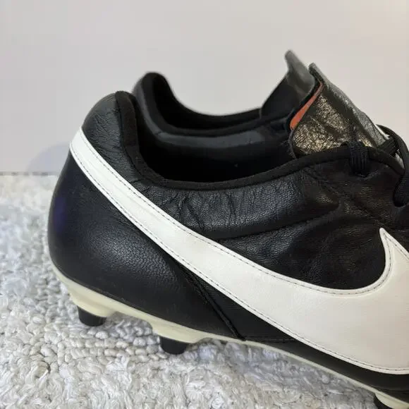 RARE! Nike Premier FG Soccer Cleats Black White Kangaroo Leather Men’s US 14